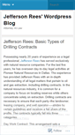Mobile Screenshot of jeffersonrees.wordpress.com