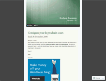 Tablet Screenshot of bonheurdoccasion501.wordpress.com
