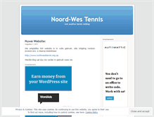 Tablet Screenshot of nwtennis.wordpress.com