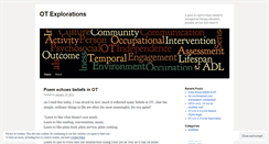 Desktop Screenshot of otexplorations.wordpress.com