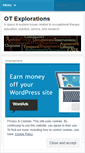 Mobile Screenshot of otexplorations.wordpress.com