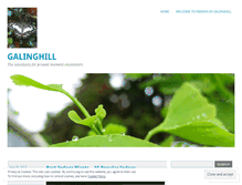 Tablet Screenshot of friendsofgalinghill.wordpress.com