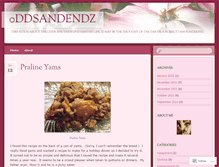 Tablet Screenshot of 0ddsandendz.wordpress.com