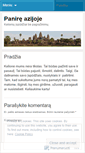 Mobile Screenshot of panireazijoje.wordpress.com