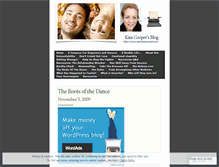 Tablet Screenshot of kimcooper.wordpress.com