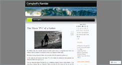 Desktop Screenshot of campbellsramble.wordpress.com