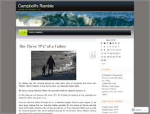 Tablet Screenshot of campbellsramble.wordpress.com