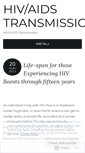 Mobile Screenshot of hivtransmissions.wordpress.com
