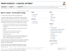 Tablet Screenshot of digitaloptimist.wordpress.com