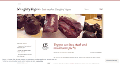 Desktop Screenshot of naughtyvegan.wordpress.com