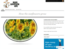 Tablet Screenshot of bookleaveskids.wordpress.com