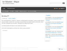 Tablet Screenshot of iansebastien.wordpress.com