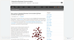 Desktop Screenshot of interactivebuscomm.wordpress.com