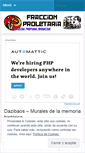 Mobile Screenshot of fraccionproletaria.wordpress.com