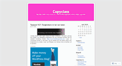 Desktop Screenshot of copyclass.wordpress.com