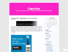 Tablet Screenshot of copyclass.wordpress.com