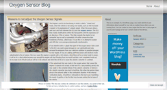 Desktop Screenshot of oxygensensor.wordpress.com
