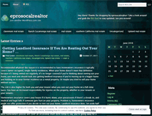 Tablet Screenshot of eprosocalrealtor.wordpress.com