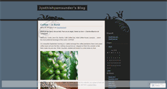 Desktop Screenshot of jyothishyamsunder.wordpress.com