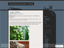 Tablet Screenshot of jyothishyamsunder.wordpress.com