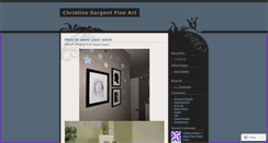 Desktop Screenshot of christinesargent.wordpress.com