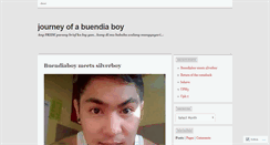 Desktop Screenshot of buendiaboy.wordpress.com