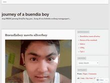 Tablet Screenshot of buendiaboy.wordpress.com