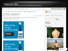 Tablet Screenshot of coffeenottea.wordpress.com