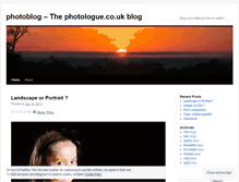 Tablet Screenshot of photologuecouk.wordpress.com