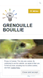 Mobile Screenshot of grenouillebouillie.wordpress.com