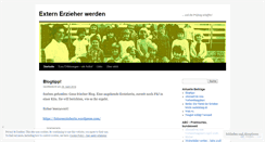 Desktop Screenshot of externerzieherwerden.wordpress.com