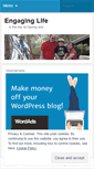 Mobile Screenshot of engaginglife.wordpress.com