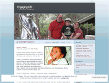 Tablet Screenshot of engaginglife.wordpress.com