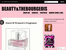 Tablet Screenshot of beautyandthebourgeois.wordpress.com