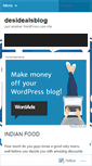 Mobile Screenshot of desidealsblog.wordpress.com