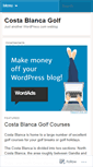 Mobile Screenshot of costablancagolf.wordpress.com