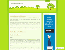 Tablet Screenshot of costablancagolf.wordpress.com