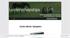 Desktop Screenshot of leiderschapstips.wordpress.com