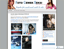 Tablet Screenshot of fotocewekseksi.wordpress.com