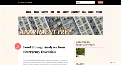 Desktop Screenshot of apartmentprep.wordpress.com