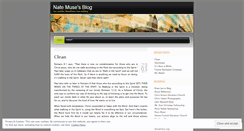 Desktop Screenshot of natemuse.wordpress.com
