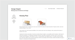 Desktop Screenshot of designsstapler.wordpress.com