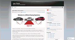 Desktop Screenshot of ajaxnissan.wordpress.com