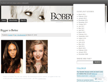 Tablet Screenshot of bobbycoopersalon.wordpress.com