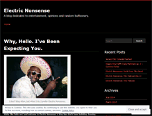 Tablet Screenshot of electricnonsense.wordpress.com