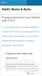 Mobile Screenshot of mumsnbubs.wordpress.com