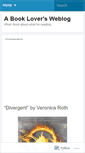Mobile Screenshot of abooklover.wordpress.com