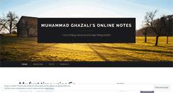 Desktop Screenshot of muhammadghazali.wordpress.com