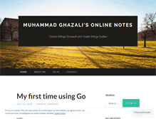 Tablet Screenshot of muhammadghazali.wordpress.com