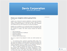 Tablet Screenshot of devixonweb.wordpress.com